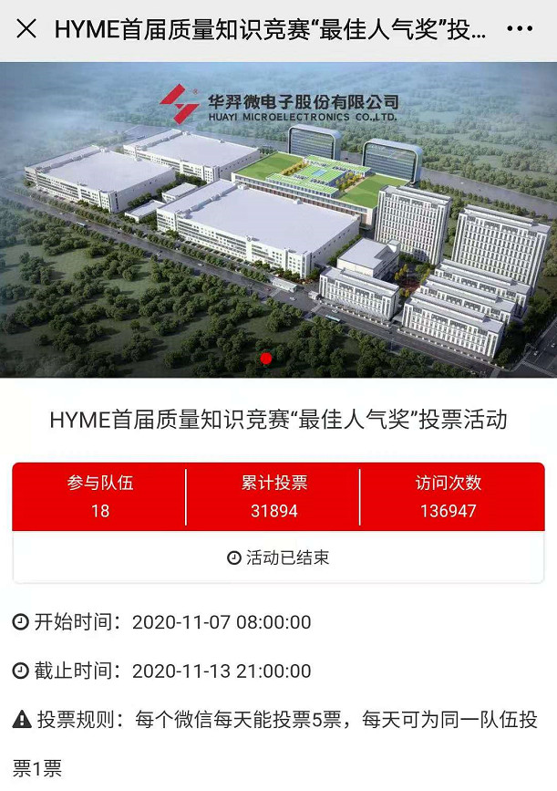 galaxy银河微电举办首届质量知识竞赛